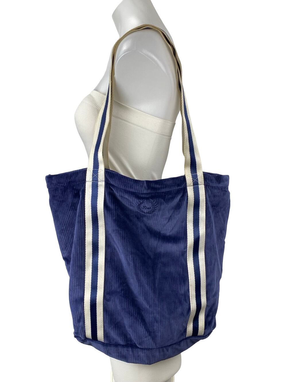 Victoria Secret PINK Women's Navy Blue Shopper Shoulder Tote Bag Handbag OS
